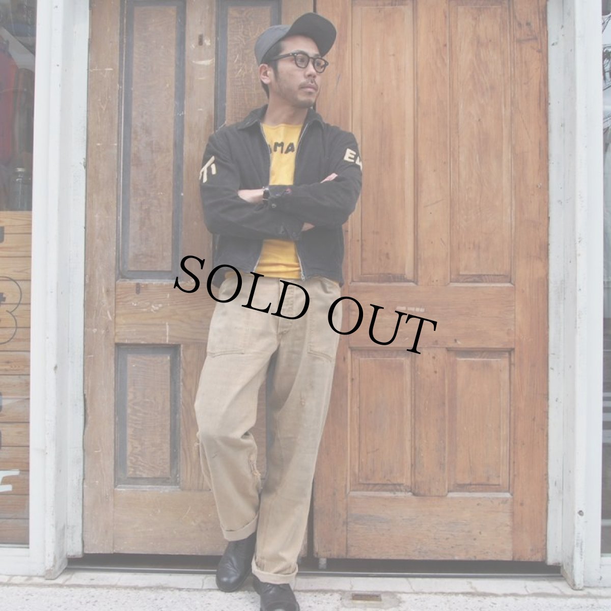 画像5: 1910's US.ARMY ブラウンデニムパンツ (5)