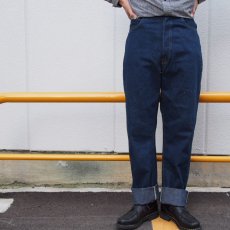 画像4: 〜40's LEVI'S モデル名不明 XX バックポケット無し リネンパッチデニムパンツ (4)