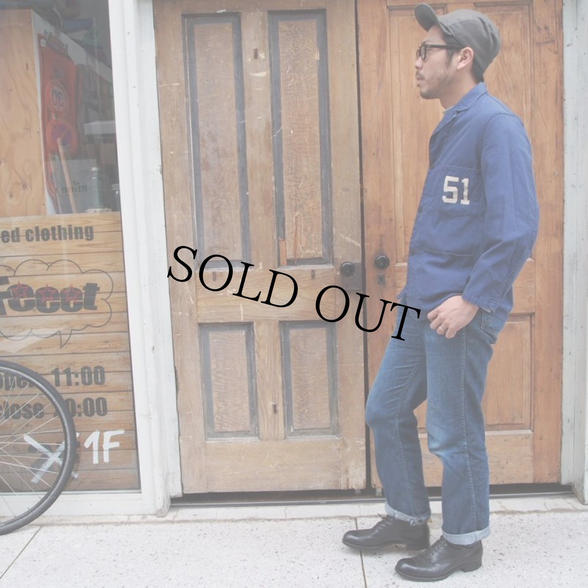 画像5: 50's〜 3ボタンカレッジコットンジャケット (5)