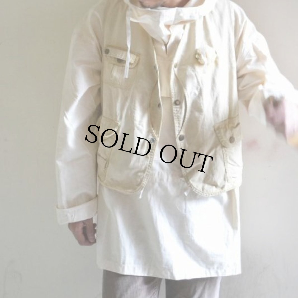 画像2: 50's FRENCH ARMY コットンスノーパーカ DEADSTOCK (2)