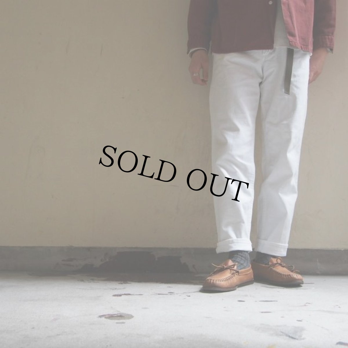 画像3: 60's Lee Leens テーパードホワイトデニムパンツ W31 (3)