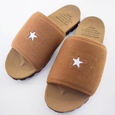 画像1: NEXUSVII "TROPICAL FIELD SLIPPERS / STAR" BROWN (1)