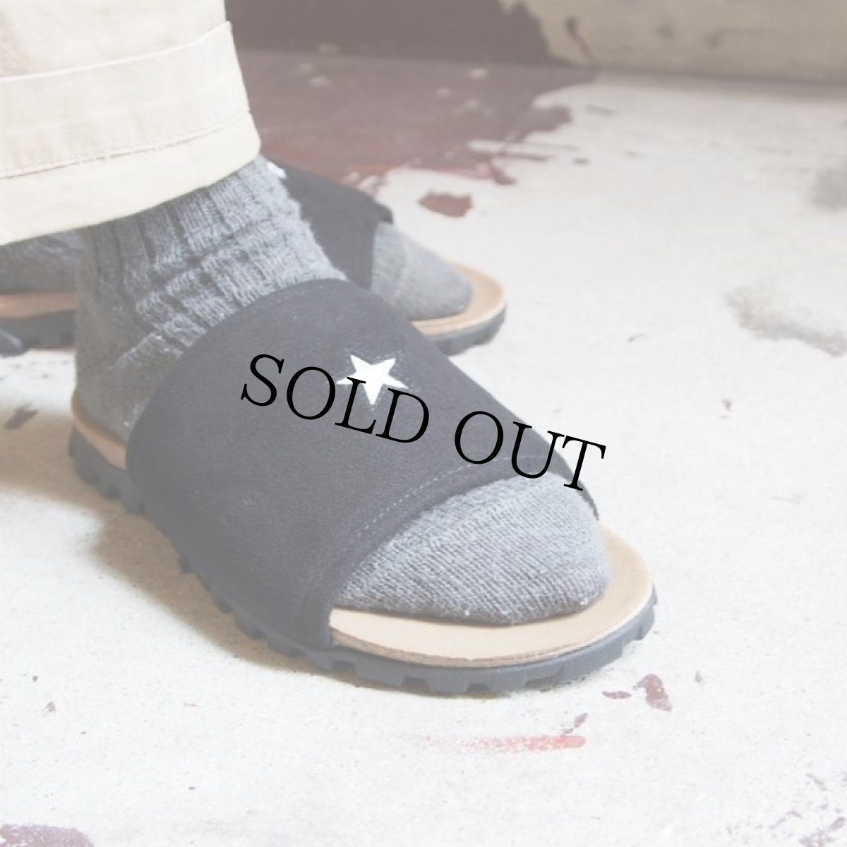 画像3: NEXUSVII "TROPICAL FIELD SLIPPERS / STAR" BLACK (3)