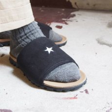 画像3: NEXUSVII "TROPICAL FIELD SLIPPERS / STAR" BLACK (3)