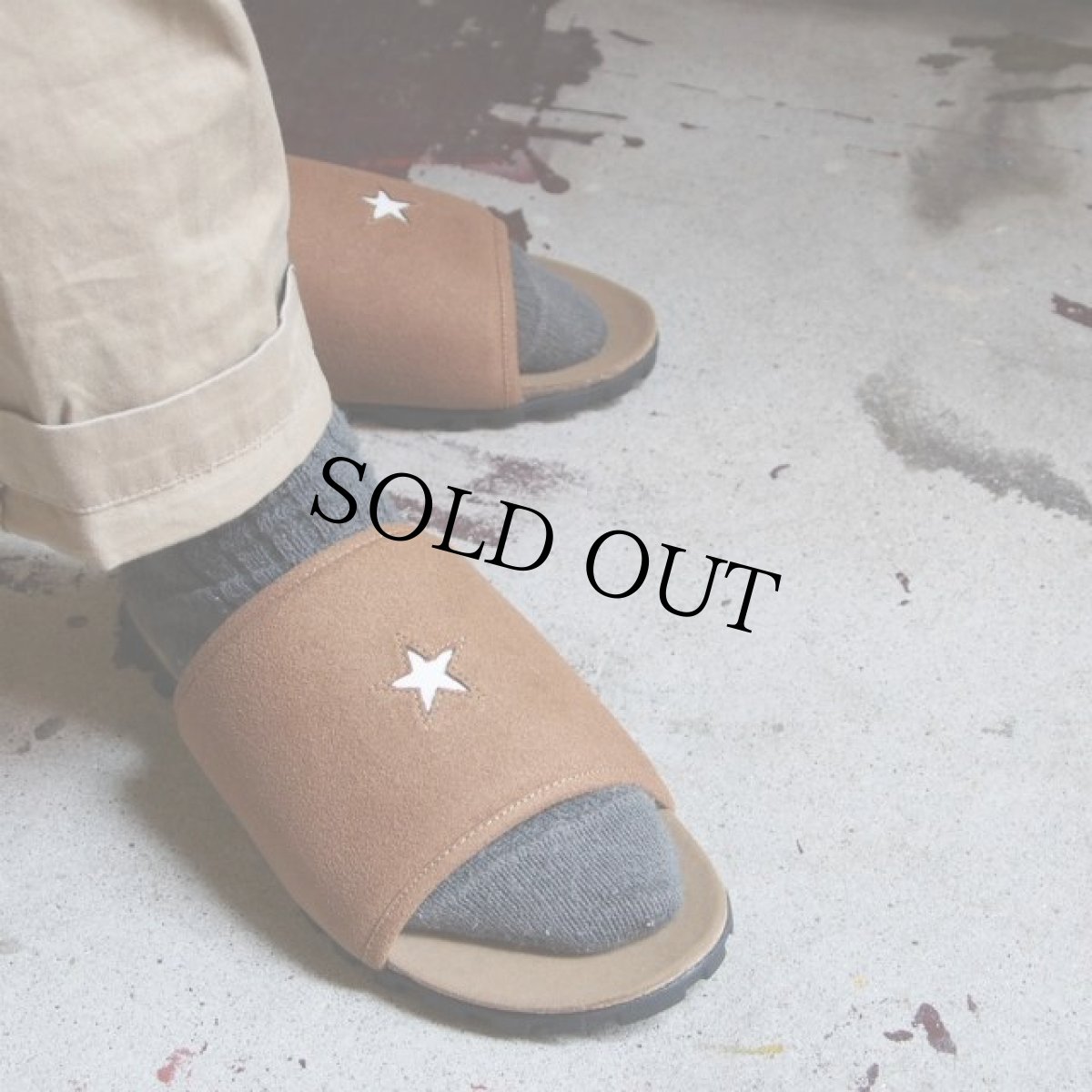 画像2: NEXUSVII "TROPICAL FIELD SLIPPERS / STAR" BROWN (2)
