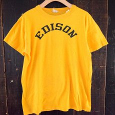 画像2: 50's CORONET "EDISON" 染み込みプリントTシャツ (2)