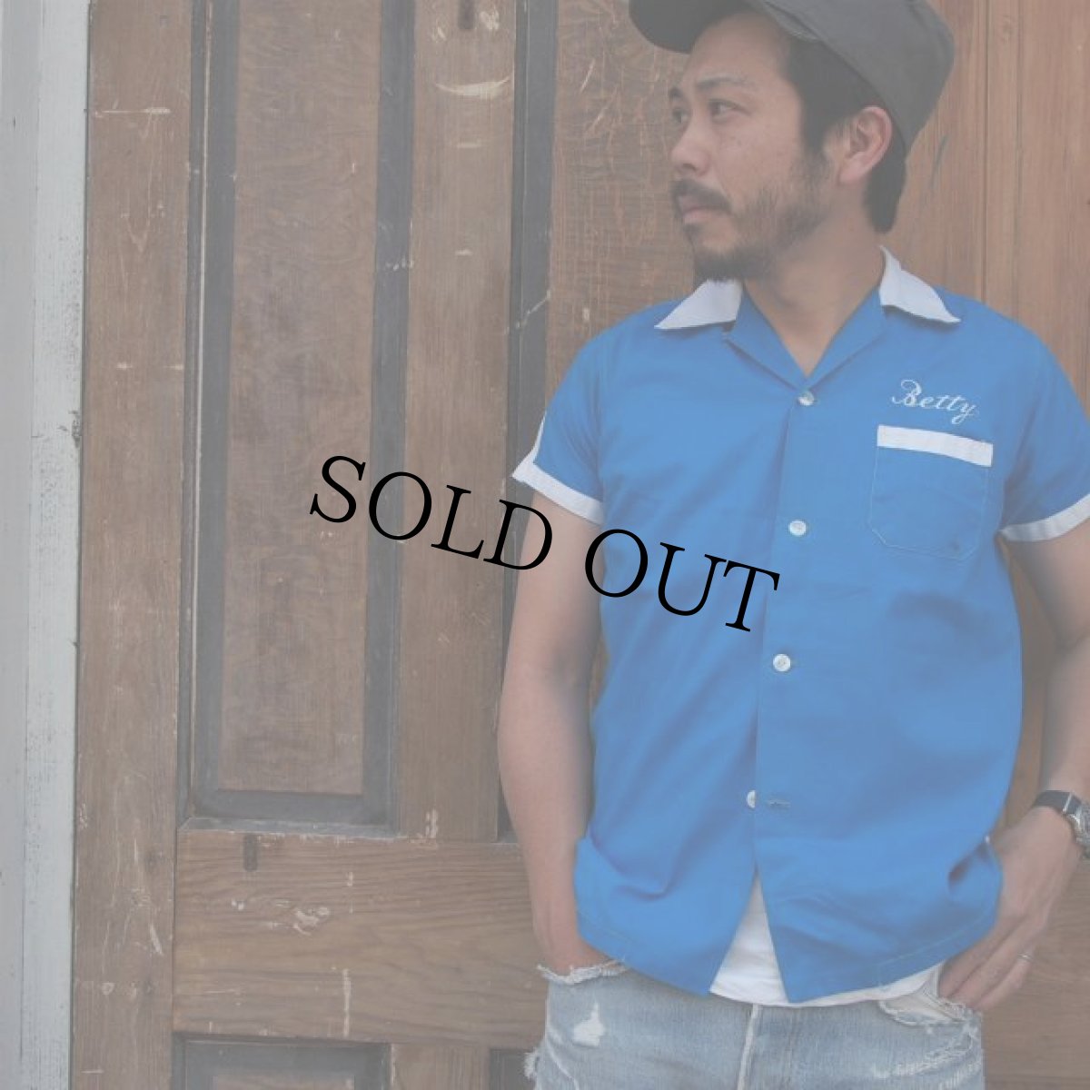 画像3: 60's "PIN PICKERS OKINAWA" スーベニアボーリングシャツ (3)