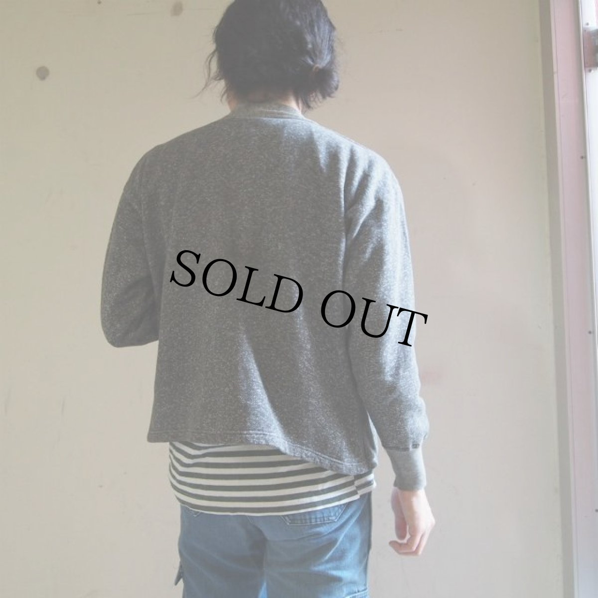 画像4: 40's〜50's パチポケゴマ塩スウェットカーディガン (4)