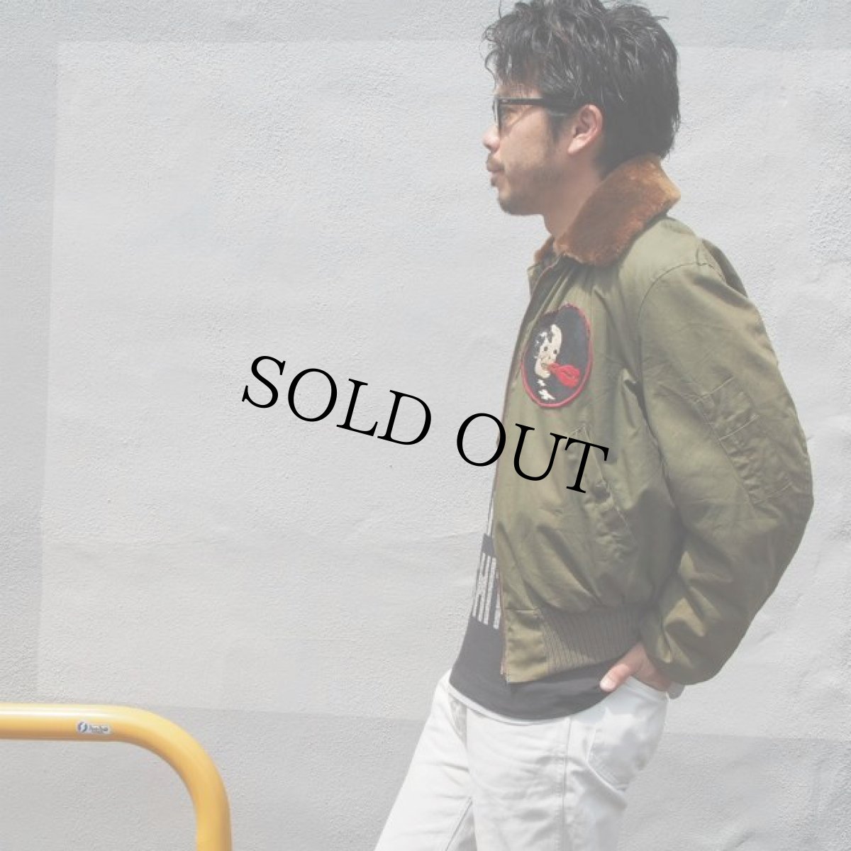 画像4: 40's US.ARMY AIR FORCE B-15 CIVILIAN FLIGHT JACKET (4)