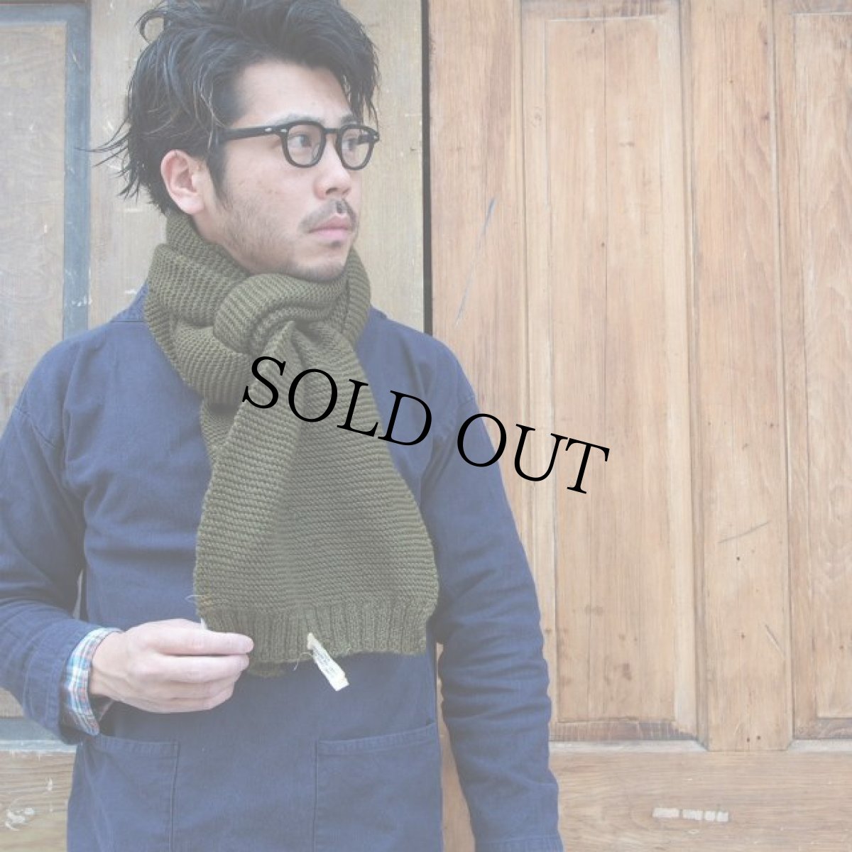 画像2: 40's AMERICAN RED CROSS ウールマフラー (2)