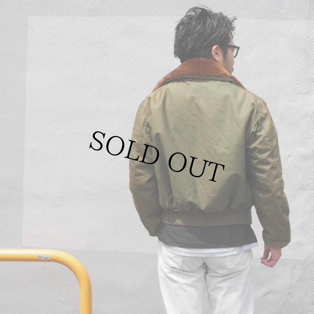 画像5: 40's US.ARMY AIR FORCE B-15 CIVILIAN FLIGHT JACKET (5)