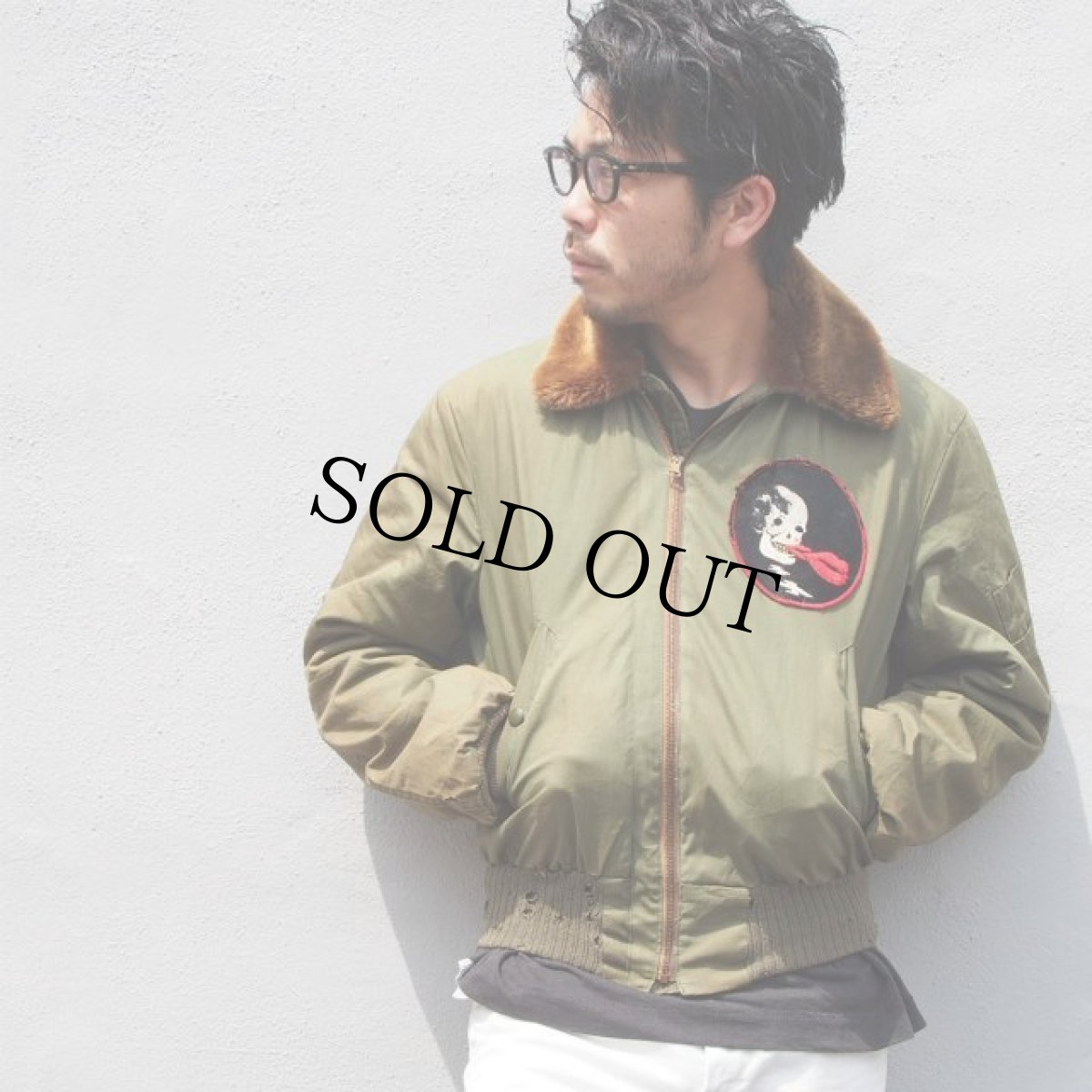 画像3: 40's US.ARMY AIR FORCE B-15 CIVILIAN FLIGHT JACKET (3)