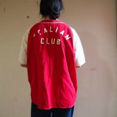 画像5: 〜50's "ITALIAN CLUB" コットンベースボールシャツ (5)