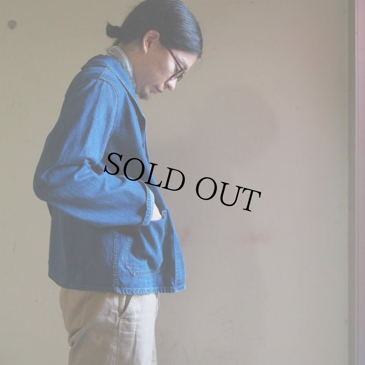 画像4: 40's USN ヘチマショールデニムカバーオール 13スターボタン (4)