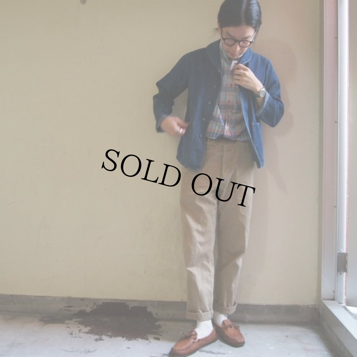 画像3: 40's USN ヘチマショールデニムカバーオール 13スターボタン (3)