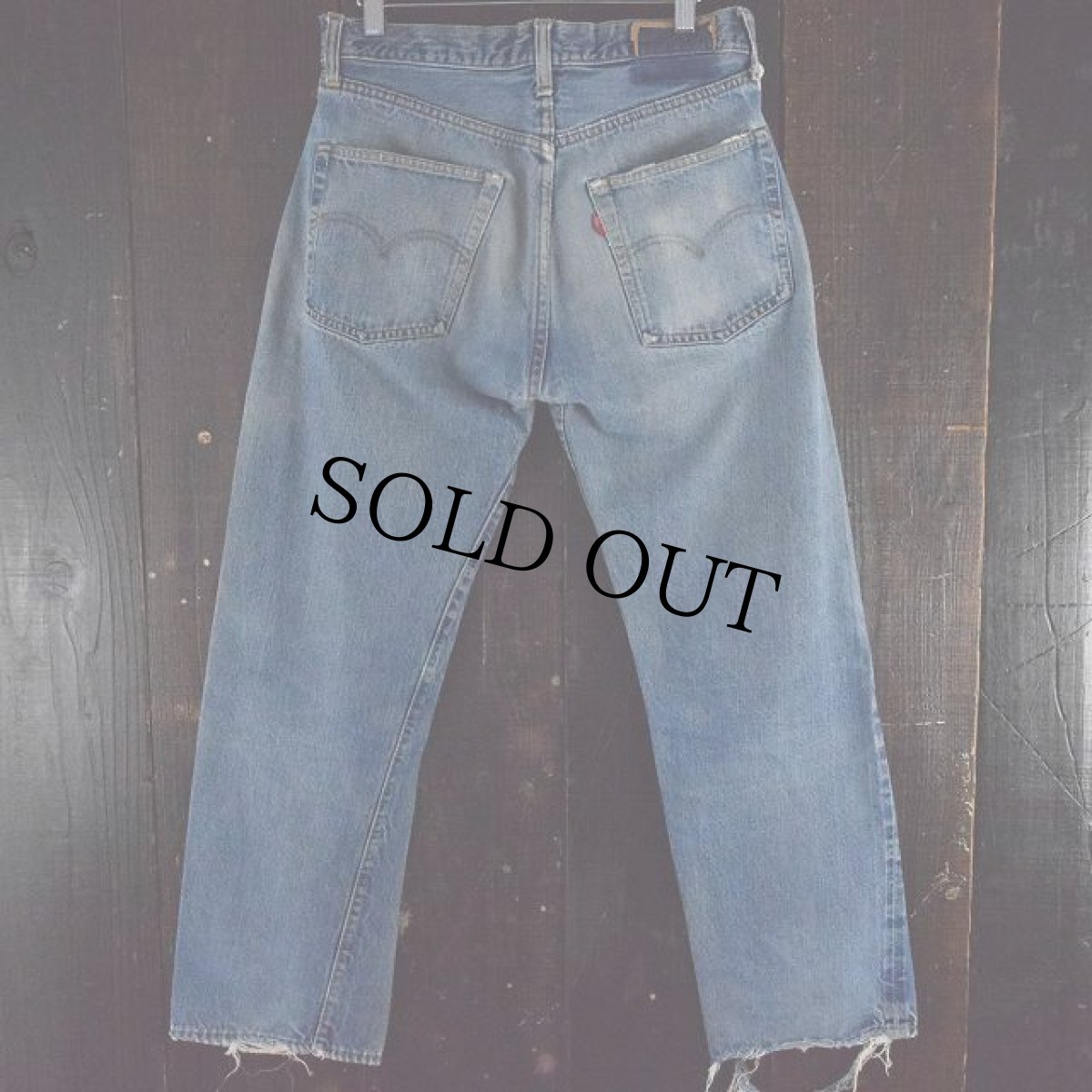 画像2: 60's〜70's LEVI'S 501 BIGE デニムパンツ W31 (2)