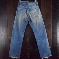 画像2: 1950's LEVI'S 501XX 革パッチ デニムパンツ (2)