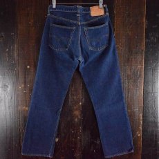 画像2: 1960's〜 LEVI'S 501 BIGE デニムパンツ 濃色 W28 (2)