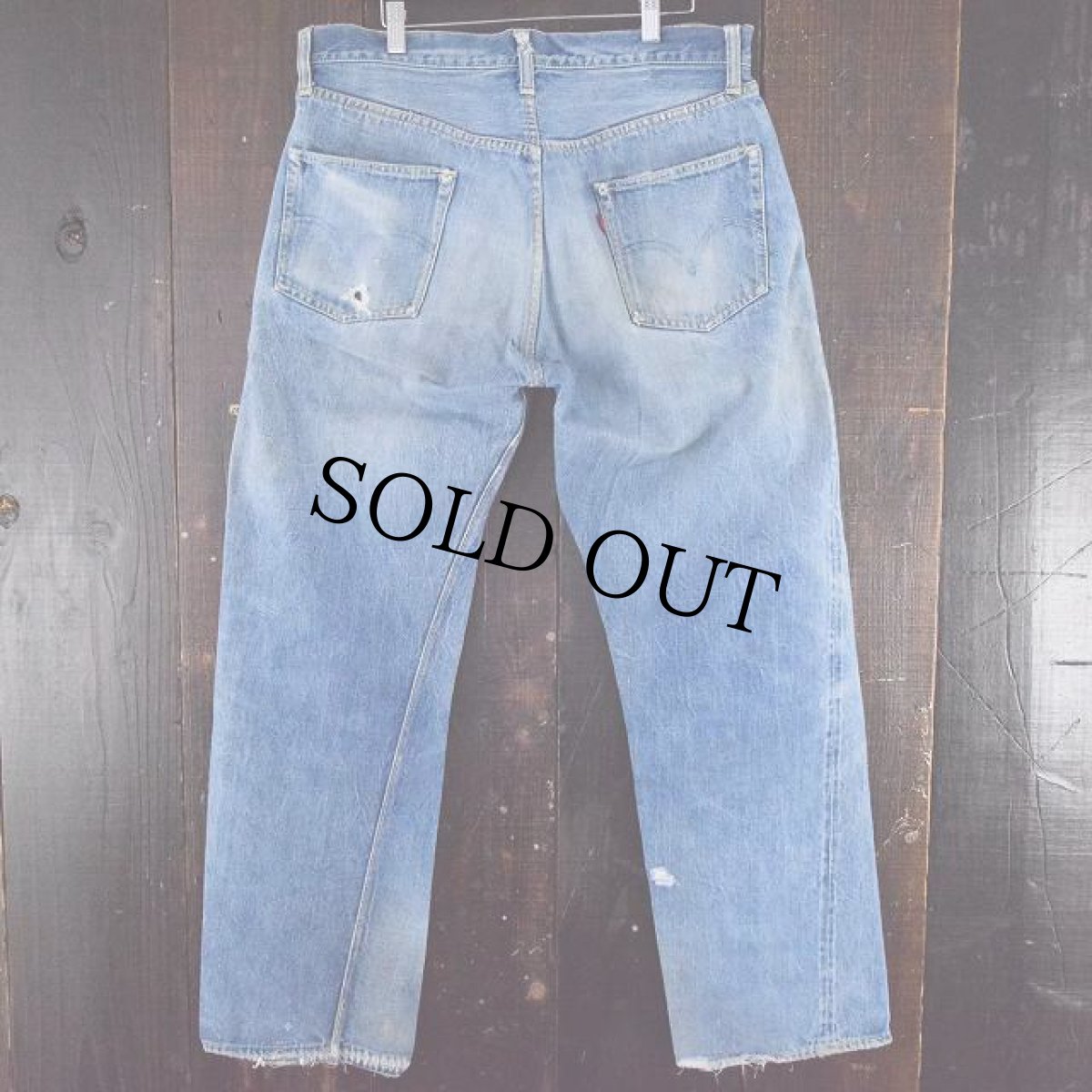 画像2: 1940's LEVI'S 501XX 片面タブ デニムパンツ (2)