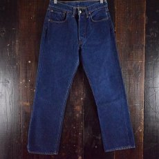 画像1: 1960's〜 LEVI'S 501 BIGE デニムパンツ 濃色 W28 (1)