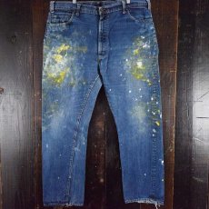 画像1: 1970's Levi's 505 66single デニムパンツ ペンキ付き (1)