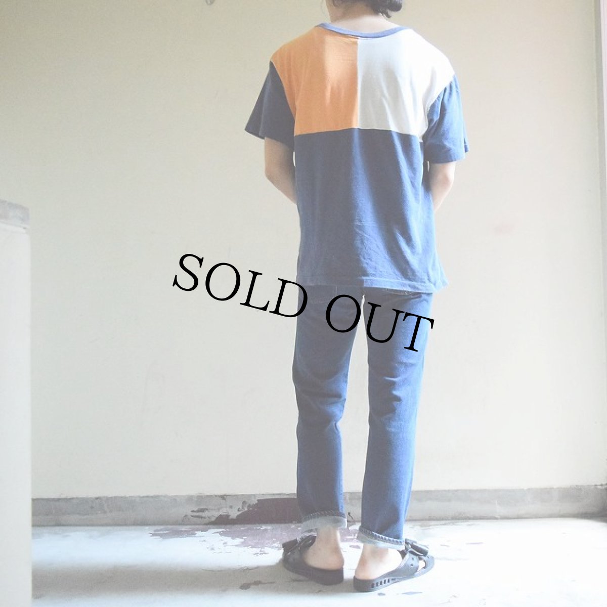 画像7: 1960's〜 LEVI'S 501 BIGE デニムパンツ 濃色 W28 (7)