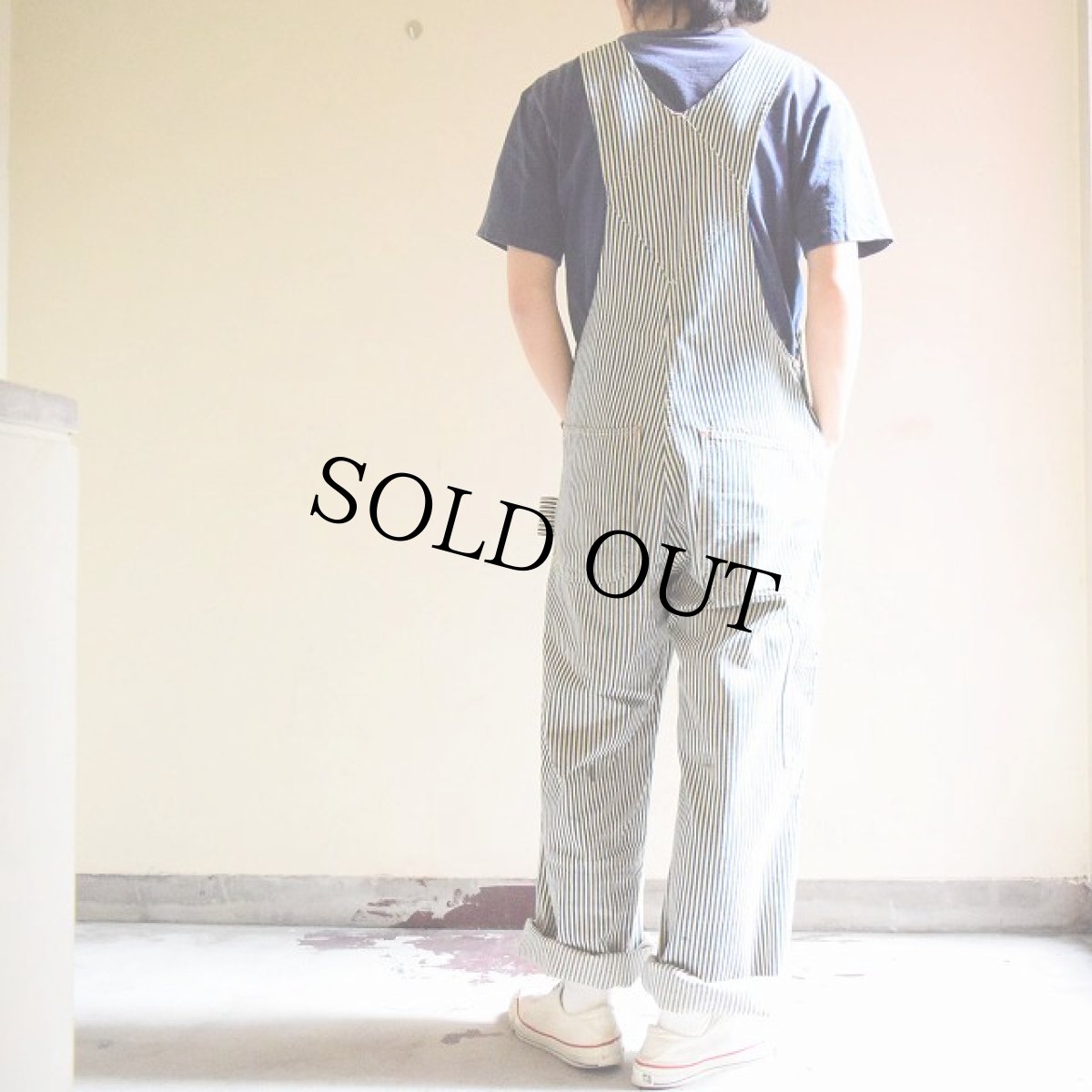 画像4: 40's JCPenny PAYDAY ヒッコリーオーバーオール (4)