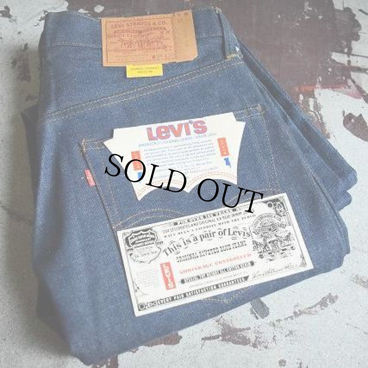 画像1: 1970's Levi's 505 66single DEAD STOCK (1)