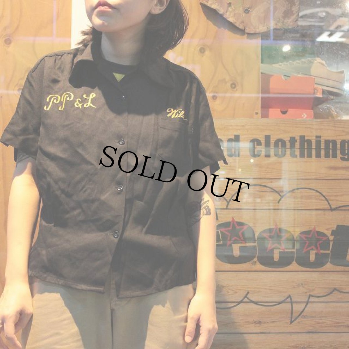 画像6: 50's レディ・キロワット ボーリングシャツ (6)