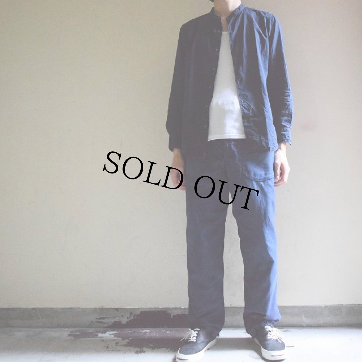 画像3: 70's US.NAVY TROUSERS DARK BLUE ユーティリティーベイカーパンツ "KASTER,R.A." 刺繍入り (3)