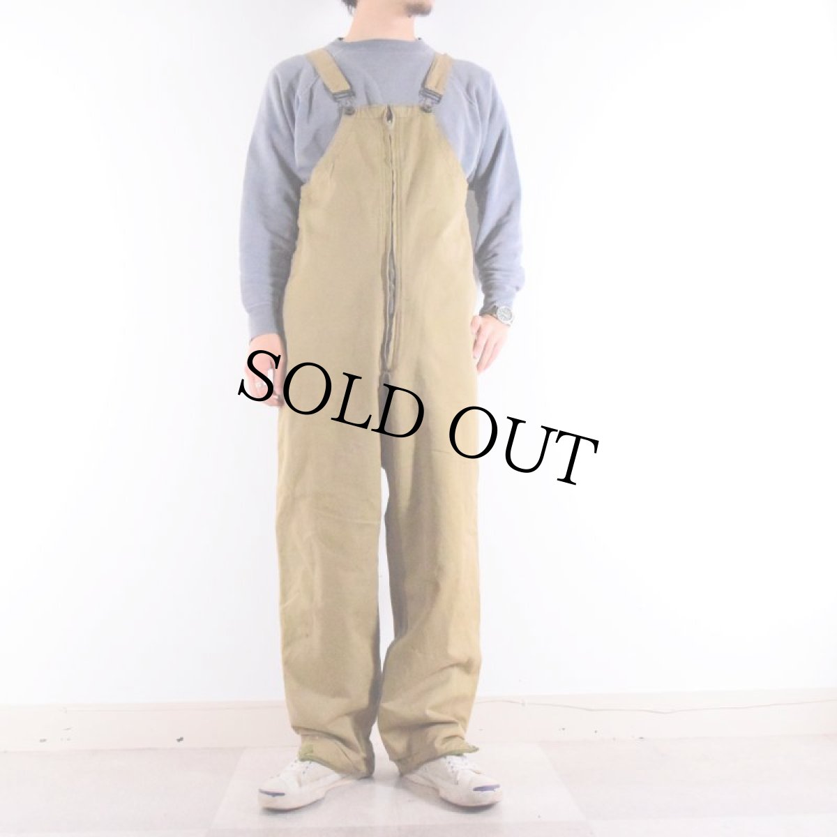 画像2: 1940's U.S.ARMY タンカーストラウザーズ  前期 (2)