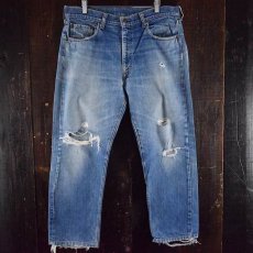 画像1: 70's Levi's 505 66single デニムパンツ (1)