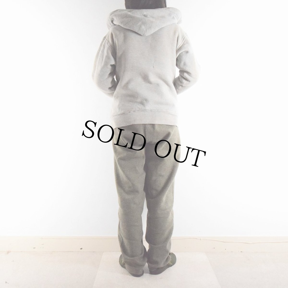 画像6: 40's ダブルフェイスドラポケ後付けパーカ (6)