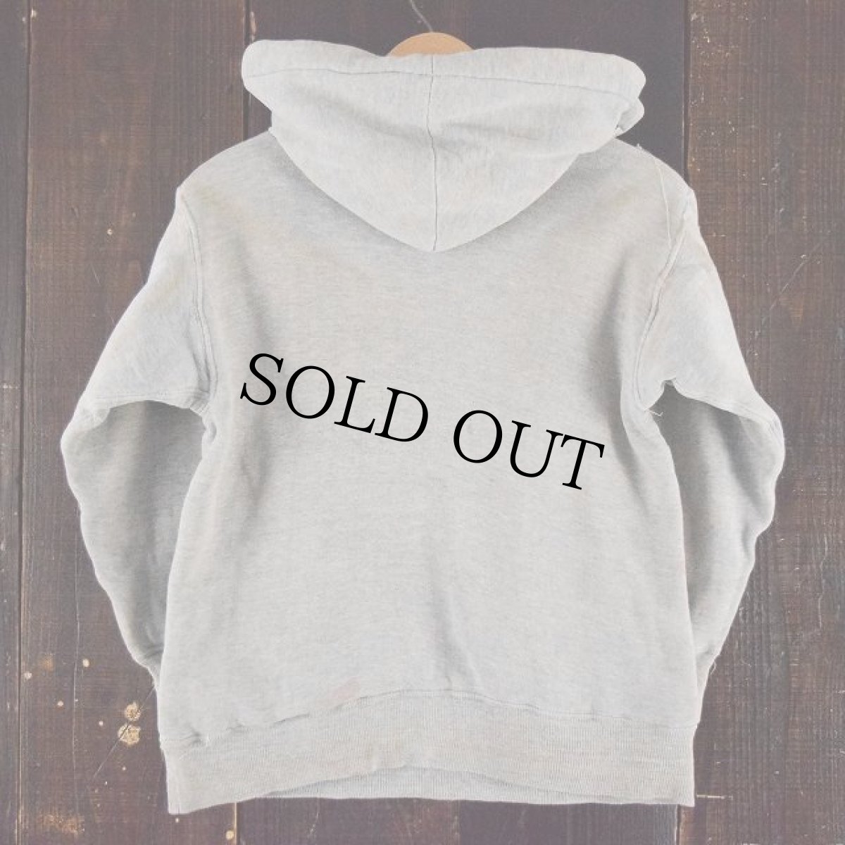 画像2: 40's ダブルフェイスドラポケ後付けパーカ (2)