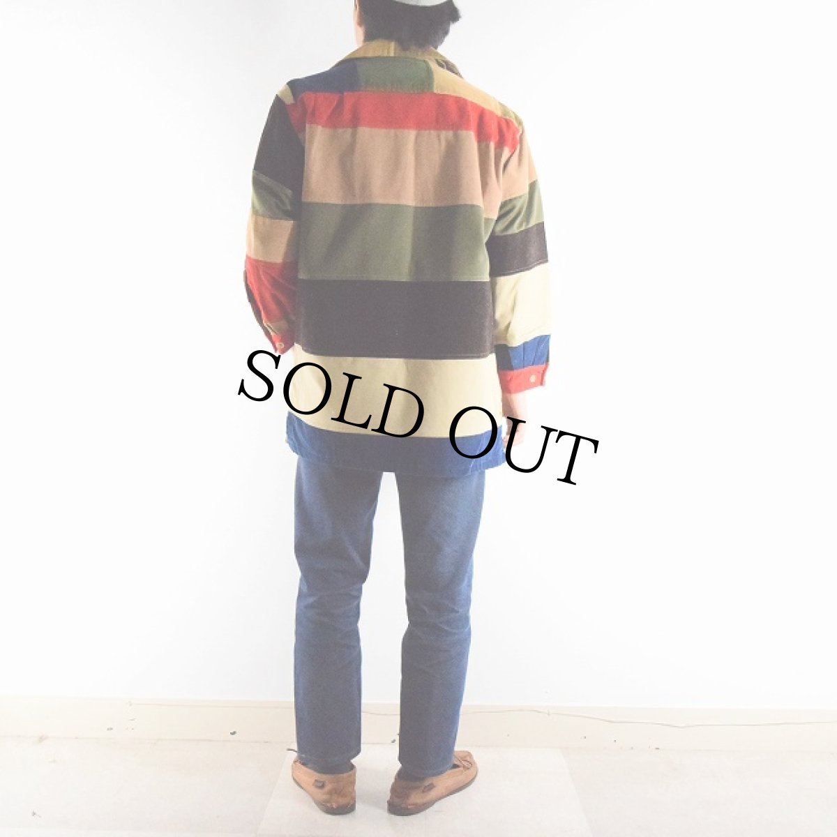 画像10: 60's〜70's L.L.Bean 筆記体タグ クレイジーパターン コーデュロイジャケット (10)