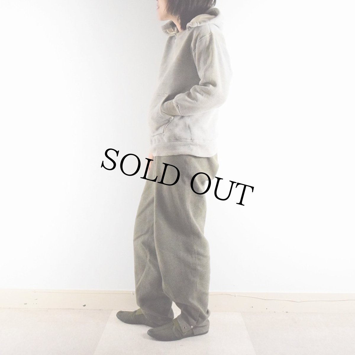 画像5: 40's ダブルフェイスドラポケ後付けパーカ (5)