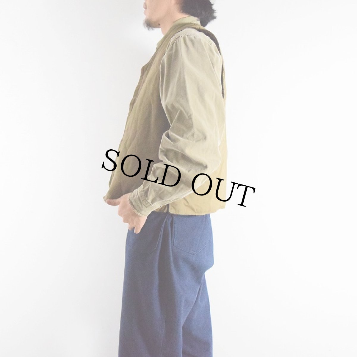 画像4: 40's US.NAVY DEMOTEX-ED製 アルパカデッキベスト (4)