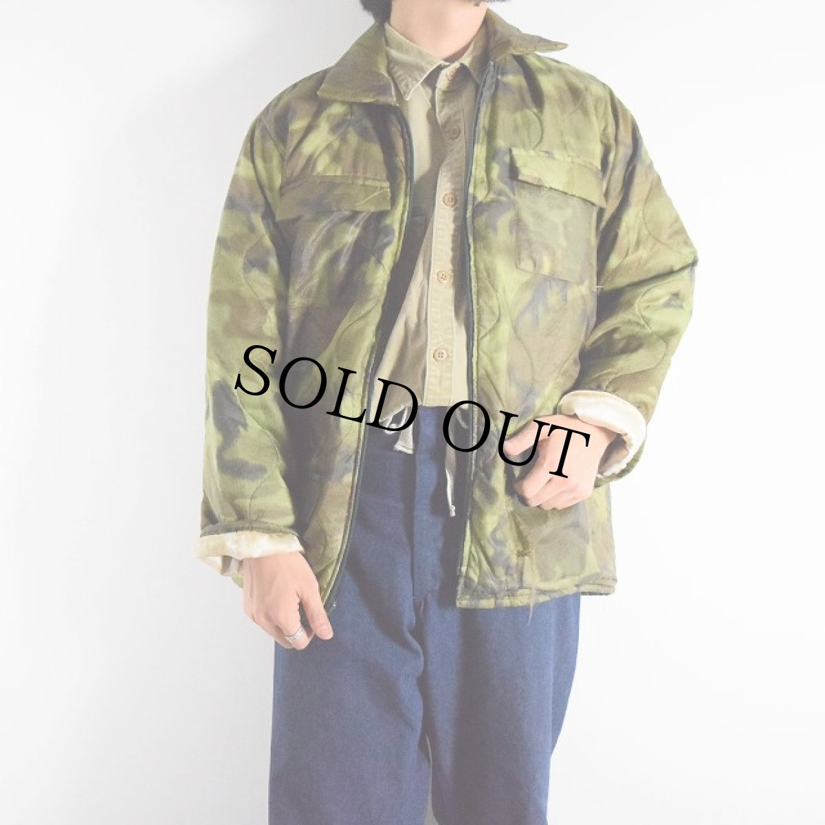 画像4: 60's〜70's "DANANG VIETNAM 69 70" キルティングカモ ベトジャン (4)