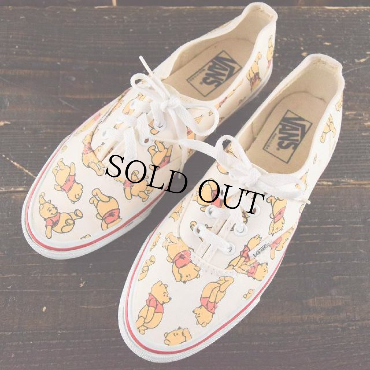 画像1: 90's VANS AUTHENTIC くまのプーさん柄 USA製 (1)
