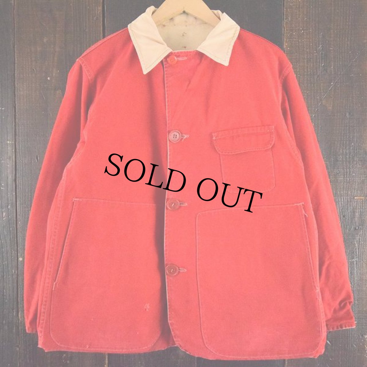 画像2: 50's MASLAND リバーシブルハンティングジャケット (2)