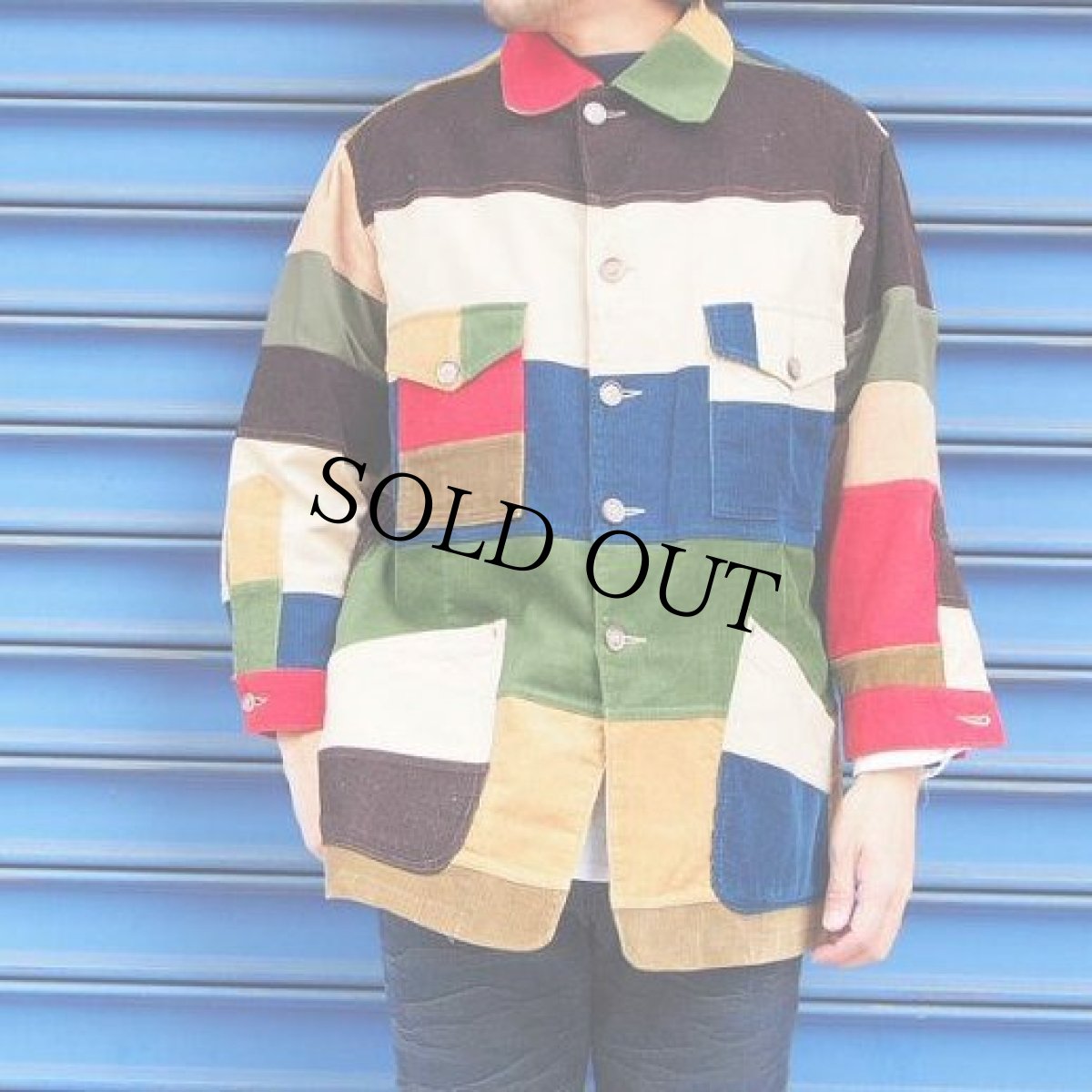 画像2: 60's〜70's L.L.Bean 筆記体タグ クレイジーパターン コーデュロイジャケット (2)