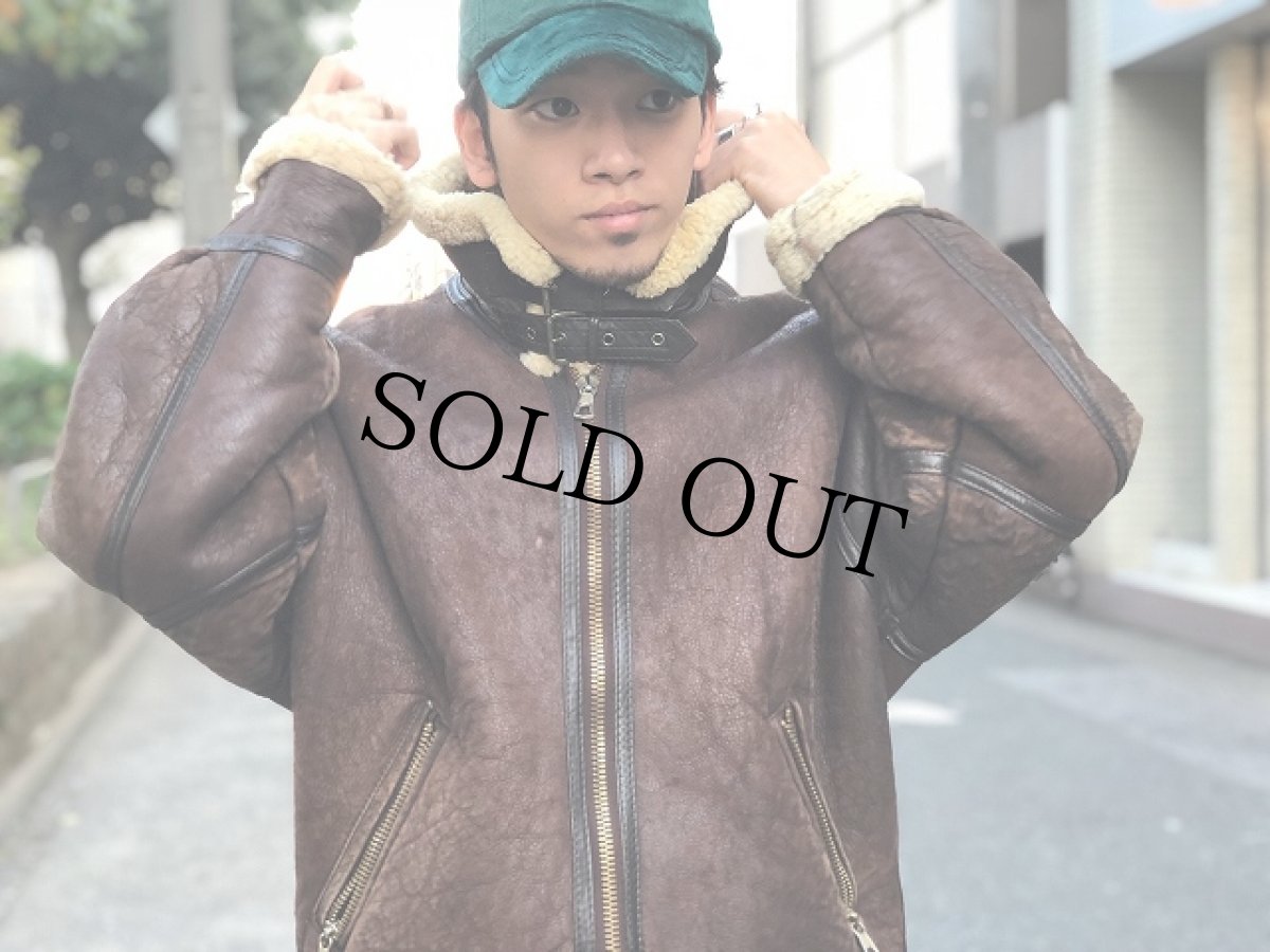 画像2: 民間用 B-3 ムートンフライトジャケット (2)