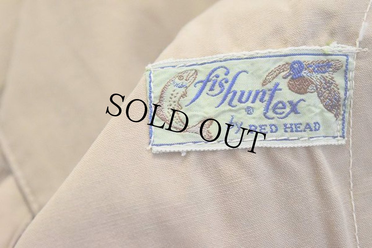 画像2: 40's〜50's REDHEAD "fishuntex" ハーフムーンポケット ハンティングベスト (2)