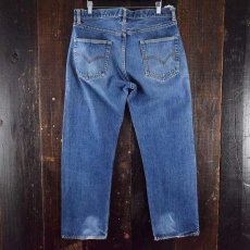 画像2: 60's LEVI'S 502 BIGE デニムパンツ W35 (2)