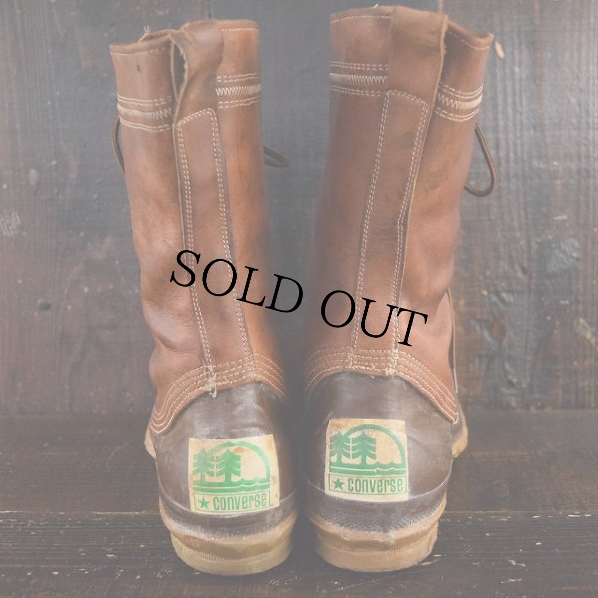 画像4: 60's〜70's CONVERSE "HODGMAN" レザーハンティングブーツ 28cm〜28.5cm コンバース (4)