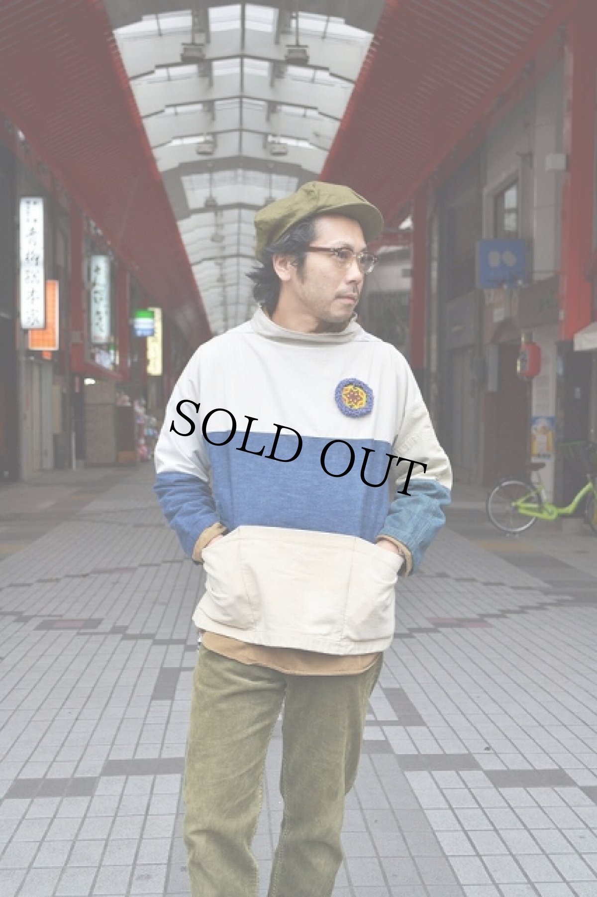 画像2: Feeet ORIGINAL GARMENTS "SEAMANS SMOCK" アフガンワッペン付き (2)