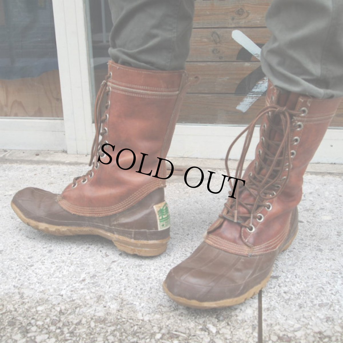 画像3: 60's〜70's CONVERSE "HODGMAN" レザーハンティングブーツ 28cm〜28.5cm コンバース (3)