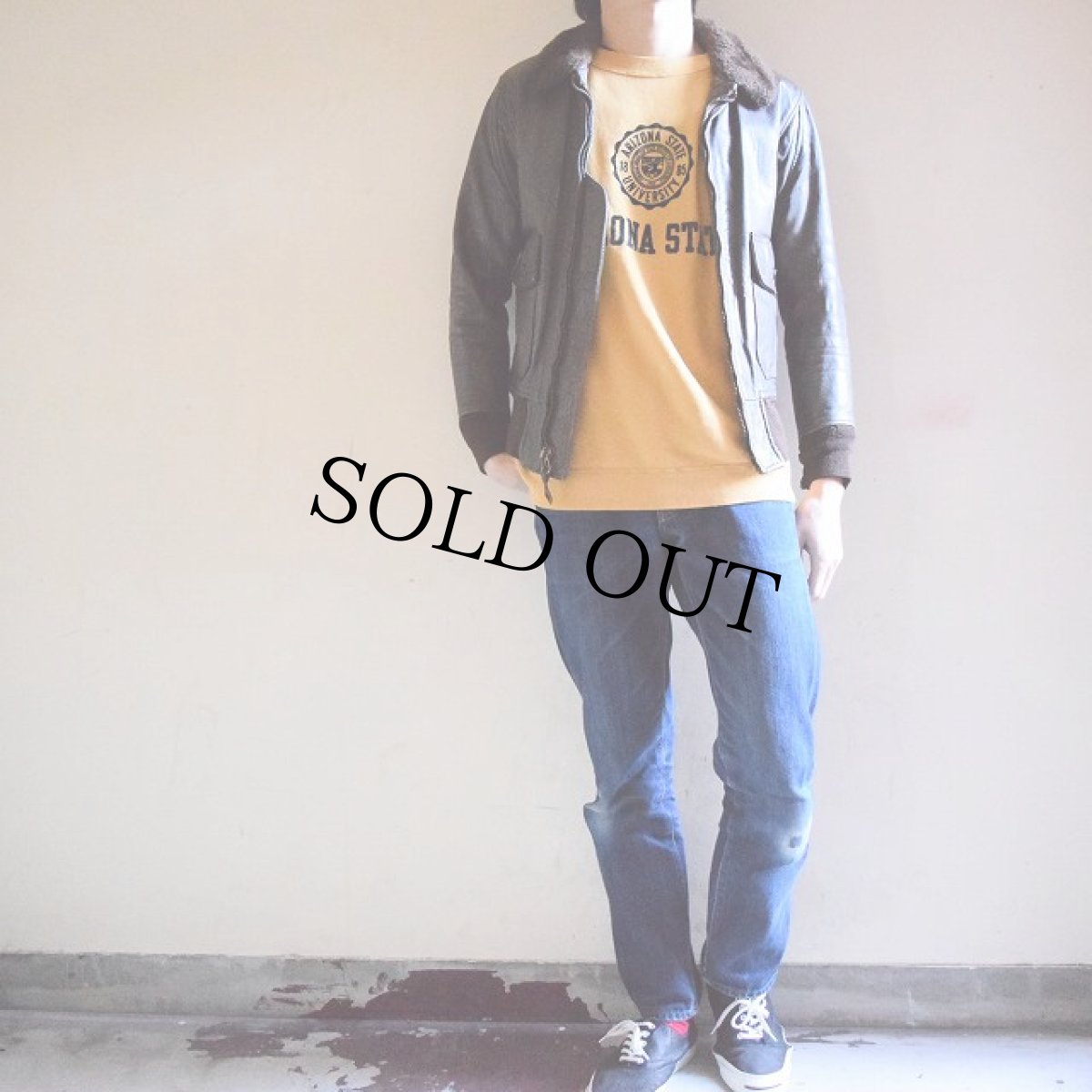 画像2: 60's〜70's G-1 民生品フライトジャケット (2)