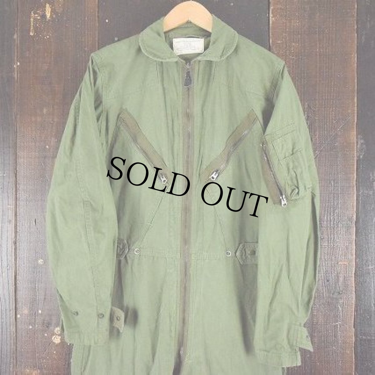 画像2: 60's US.AIR FORCE NAM戦 "ポプリン製" フライトスーツ SMALL-LONG (2)