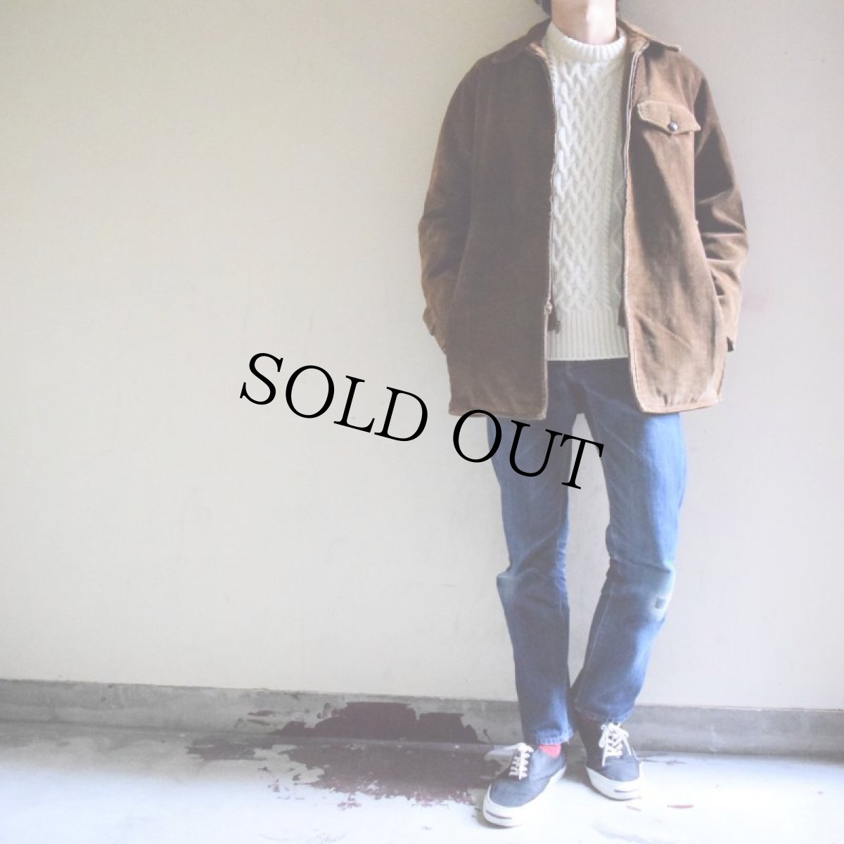 画像3: 〜50's Gean-Eduards ブランケット付きコーデュロイスポーツジャケット (3)